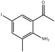Ethanone,1-(2-amino-5-iodo-3-methylphenyl)- Struktur