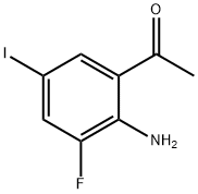 Ethanone,1-(2-amino-3-fluoro-5-iodophenyl)- 化学構造式