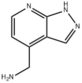 1H-Pyrazolo[3,4-b]pyridine-4-MethanaMine 化学構造式