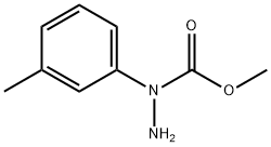 Hydrazinecarboxylic  acid,  1-(3-methylphenyl)-,  methyl  ester Structure