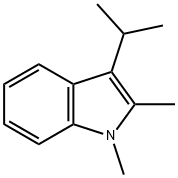 1,2-Dimethyl-3-isopropyl-1H-indole,93549-89-4,结构式