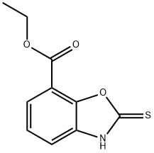 2-Mercaptobenzooxazole-7-carboxylic acid ethyl ester,935534-08-0,结构式