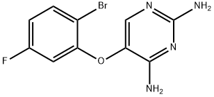 5-(2-Bromo-5-fluorophenoxy)-pyrimidine-2,4-diamine