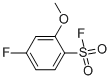 4-Fluoro-2-methoxybenzenesulfonyl fluoride Struktur