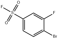 4-Bromo-3-fluorobenzenesulfonylfluoride Structure