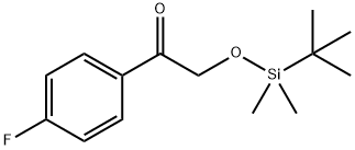 2-(tert-Butyl-dimethylsilanyloxy)-1-(4-fluorophenyl)-ethanone Structure