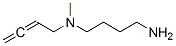 N-methyl-N-(2,3-butadienyl)-1,4-butanediamine Structure