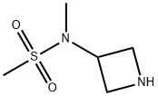 N-(Azetidin-3-yl)-N-methylmethanesulfonamide, 935730-60-2, 结构式