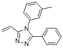3-PHENYL-4-M-TOLYL-5-VINYL-4H-1,2,4-TRIAZOLE 结构式