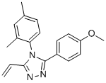 4-(2,4-DIMETHYLPHENYL)-3-(4-METHOXYPHENYL)-5-VINYL-4H-1,2,4-TRIAZOLE,935742-82-8,结构式