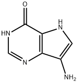 4H-Pyrrolo[3,2-d]pyrimidin-4-one, 7-amino-1,5-dihydro- (9CI) Structure