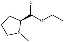 (S)-1-甲基吡咯烷-2-羧酸乙酯 结构式