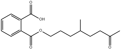 Mono-(4-Methyl-7-oxooctyl)phthalate 化学構造式