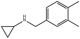 N-(3,4-diMethylbenzyl)cyclopropanaMine Structure