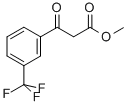 3-トリフルオロメチルベンゾイル酢酸メチル 化学構造式