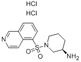 (R)-1-(Isoquinoline-5-sulfonyl)-piperidin-3-ylamine dihydrochloride 结构式