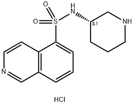 (S)-Isoquinoline-5-sulfonic acid piperidin-3-ylamide dihydrochloride,936233-07-7,结构式