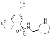 (S)-Isoquinoline-5-sulfonic acid (piperidin-3-ylmethyl)-amide dihydrochloride Struktur