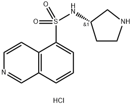 (S)-Isoquinoline-5-sulfonic acid pyrrolidin-3-ylamide dihydrochloride, 936233-15-7, 结构式