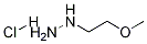 (2-METHOXYETHYL)HYDRAZINE HYDROCHLORIDE Structure