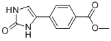 4-(2-Oxo-2,3-dihydro-1H-imidazol-4-yl)-benzoic acid methyl ester 化学構造式