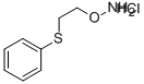 O-(2-Phenylsulfanyl-ethyl)-hydroxylamine  hydrochloride Structure