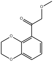 Ethanone,  1-(2,3-dihydro-1,4-benzodioxin-5-yl)-2-methoxy- Structure