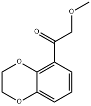 Ethanone,  1-(2,3-dihydro-1,4-benzodioxin-5-yl)-2-methoxy- 化学構造式