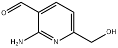 3-Pyridinecarboxaldehyde,  2-amino-6-(hydroxymethyl)- 结构式