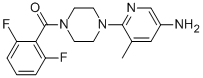 936368-74-0 [4-(5-AMINO-3-METHYLPYRIDIN-2-YL)PIPERAZIN-1-YL](2,6-DIFLUOROPHENYL)METHANONE