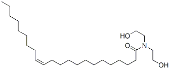 (Z)-N,N-bis(2-hydroxyethyl)docos-13-enamide Structure