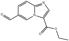 IMidazo[1,2-a]pyridine-3-carboxylic acid, 6-forMyl-, ethyl ester,936638-00-5,结构式