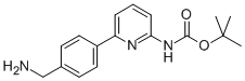 6-[4-(AMINOMETHYL)PHENYL]-2-(BOC-AMINO)-PYRIDINE,936727-87-6,结构式