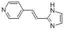 Pyridine,  4-[(1E)-2-(1H-imidazol-2-yl)ethenyl]- 结构式