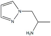 1-(1H-pyrazol-1-yl)propan-2-amine|1-甲基-2-吡唑-1-基乙胺