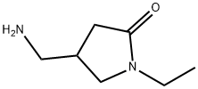 4-(胺甲基)-1-乙基吡咯烷-2-酮 结构式