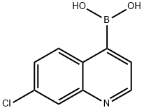 7-CHLOROQUINOLINE-4-BORONIC ACID,936940-92-0,结构式