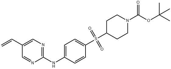 1-Piperidinecarboxylic acid, 4-[[4-[(5-ethenyl-2-pyriMidinyl)aMino]phenyl]sulfonyl]-, 1,1-diMethylethyl ester|