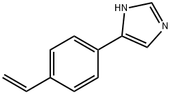 1H-Imidazole,  5-(4-ethenylphenyl)- 结构式