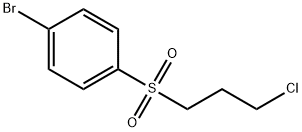 Benzene, 1-broMo-4-[(3-chloropropyl)sulfonyl]- 结构式