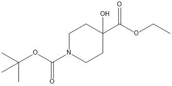 4-羟基哌啶-1-甲酸叔丁酯,4-甲酸乙酯, 937063-35-9, 结构式