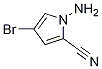 1-氨基-4-溴-1H-吡咯-2-氰基,937161-86-9,结构式