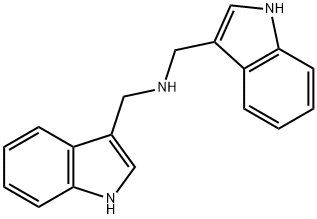 BIS(INDOL-3-YLMETHYL)AMINE,93742-14-4,结构式