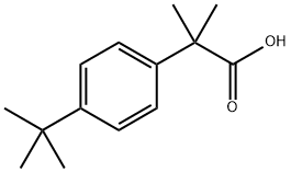 2-(4-tert-Butyl-phenyl)-2-Methyl-propionic acid Structure