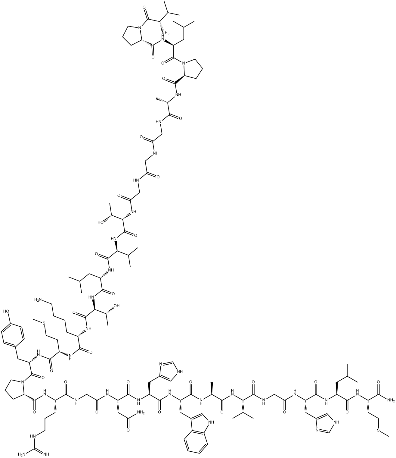 GASTRIN RELEASING PEPTIDE, HUMAN Structure