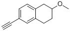 6-ETHYNYL-2-METHOXY-1,2,3,4-TETRAHYDRONAPHTHALENE Struktur