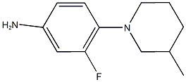 3-Fluoro-4-(3-methyl-1-piperidinyl)aniline|