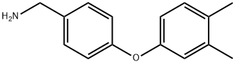 [4-(3,4-dimethylphenoxy)phenyl]methanamine Structure
