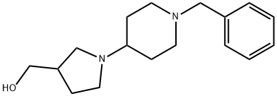 (1-(1-Benzylpiperidin-4-yl)pyrrolidin-3-yl)Methanol Struktur