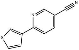 6-(Thiophen-3-yl)nicotinonitrile Struktur